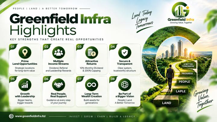 Slide 16 — Greenfield Infra highlights