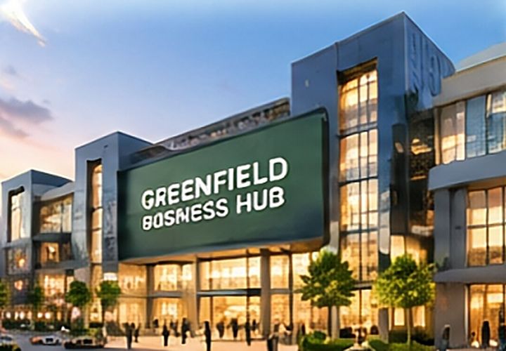 The Greenfield Business Hub retail and office complex